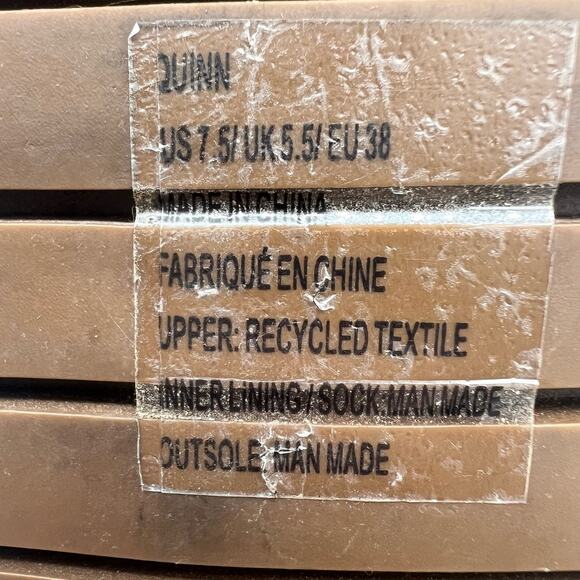 Just Fab Quinn Flatform Slide Sandal Womens Size 7.5 Brown Faux Suede Studded - Picture 4 of 9